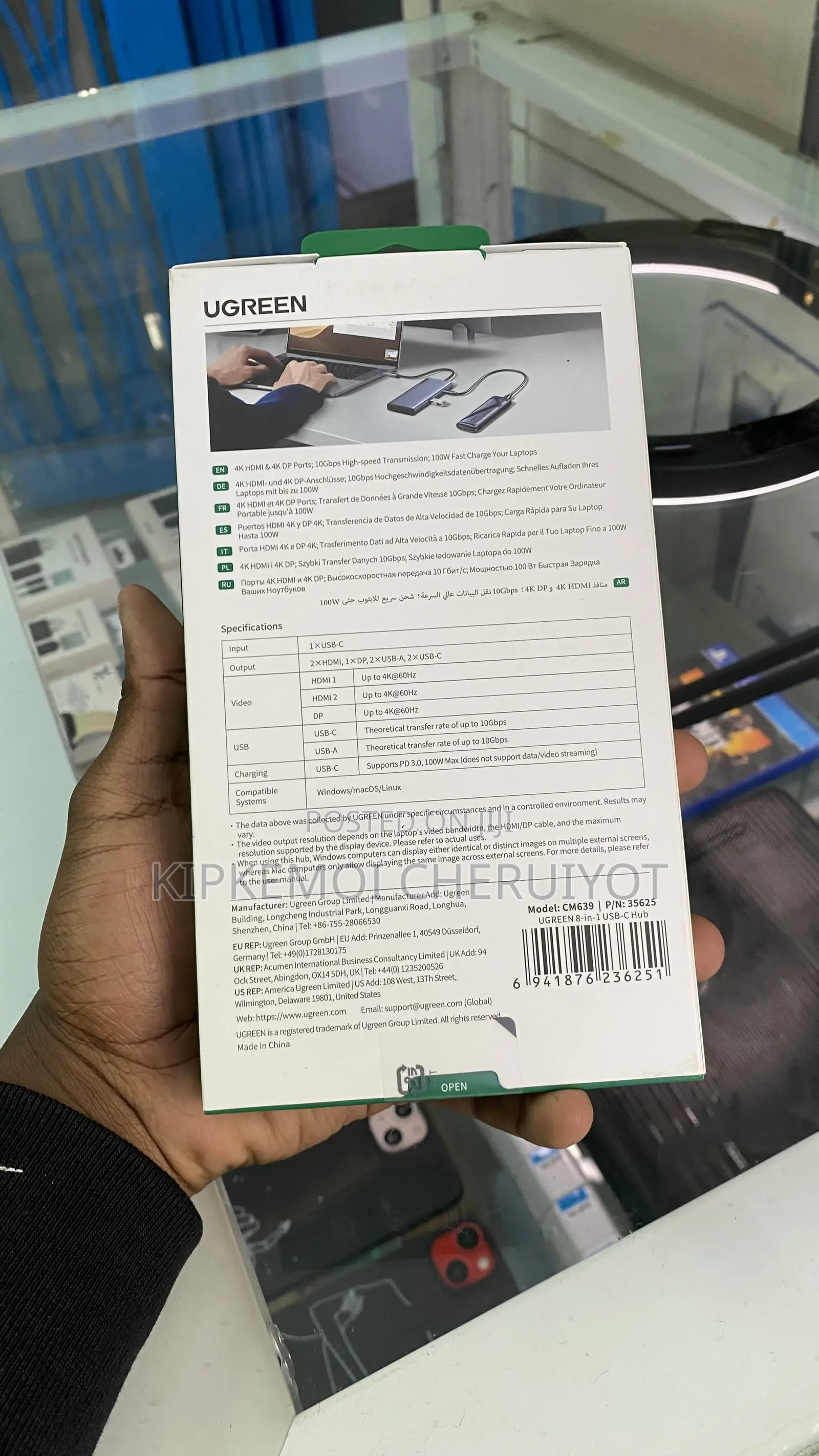 UGREEN Revodok Pro USB-C Hub 8-in-1