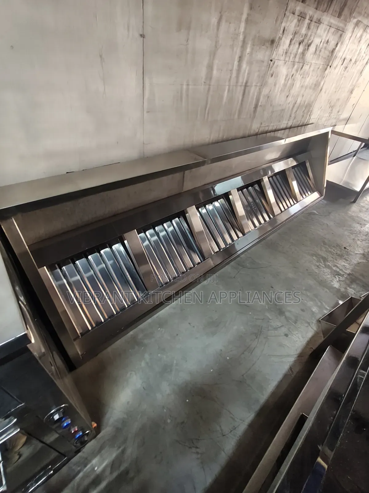 4m Stainless Steel Commercial Kitchen Hood