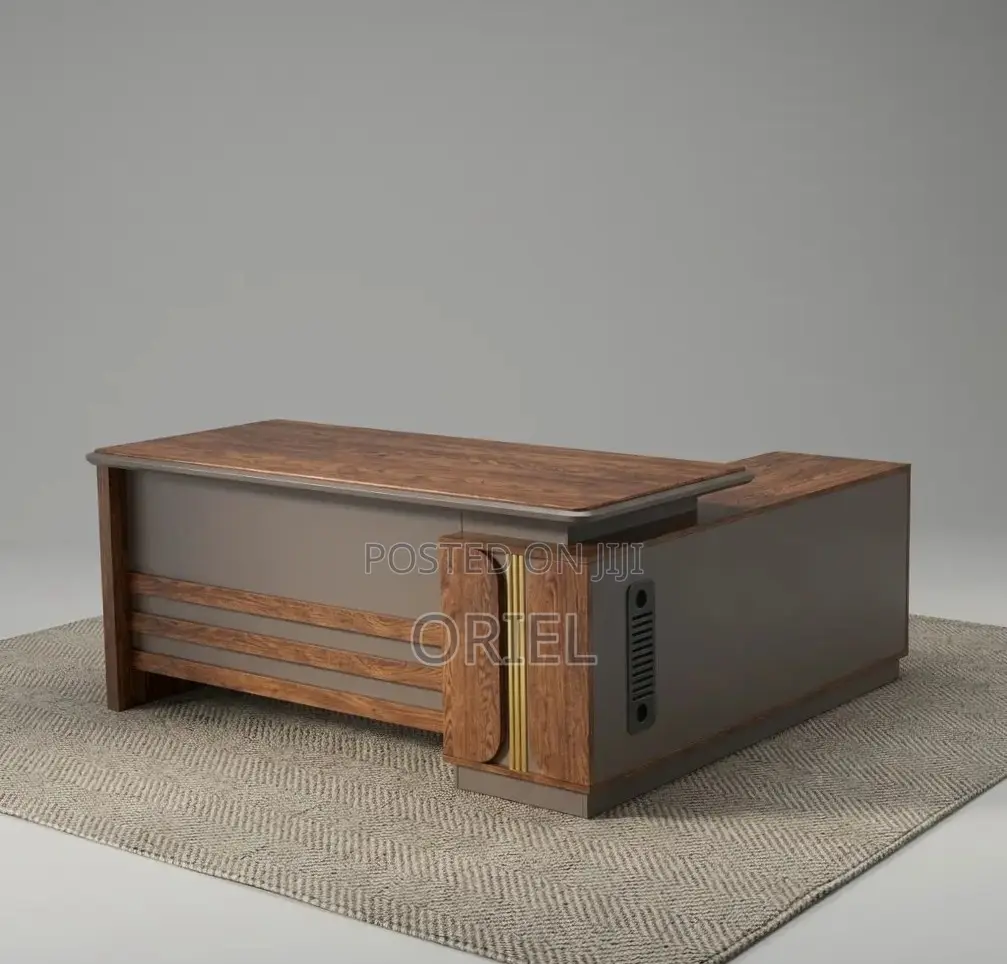 Executice Office Desk : 1.8M L-Shaped Table