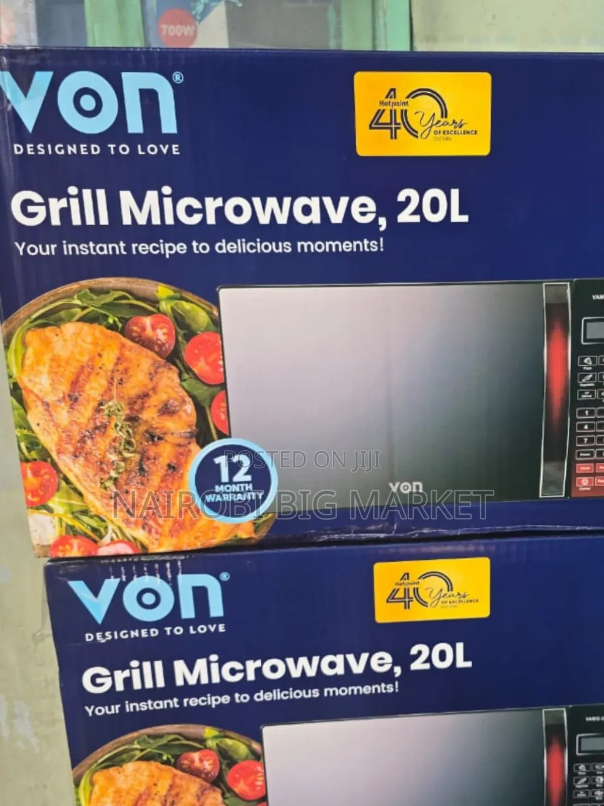 Von Microwave 20l Digital Microwave With Grill