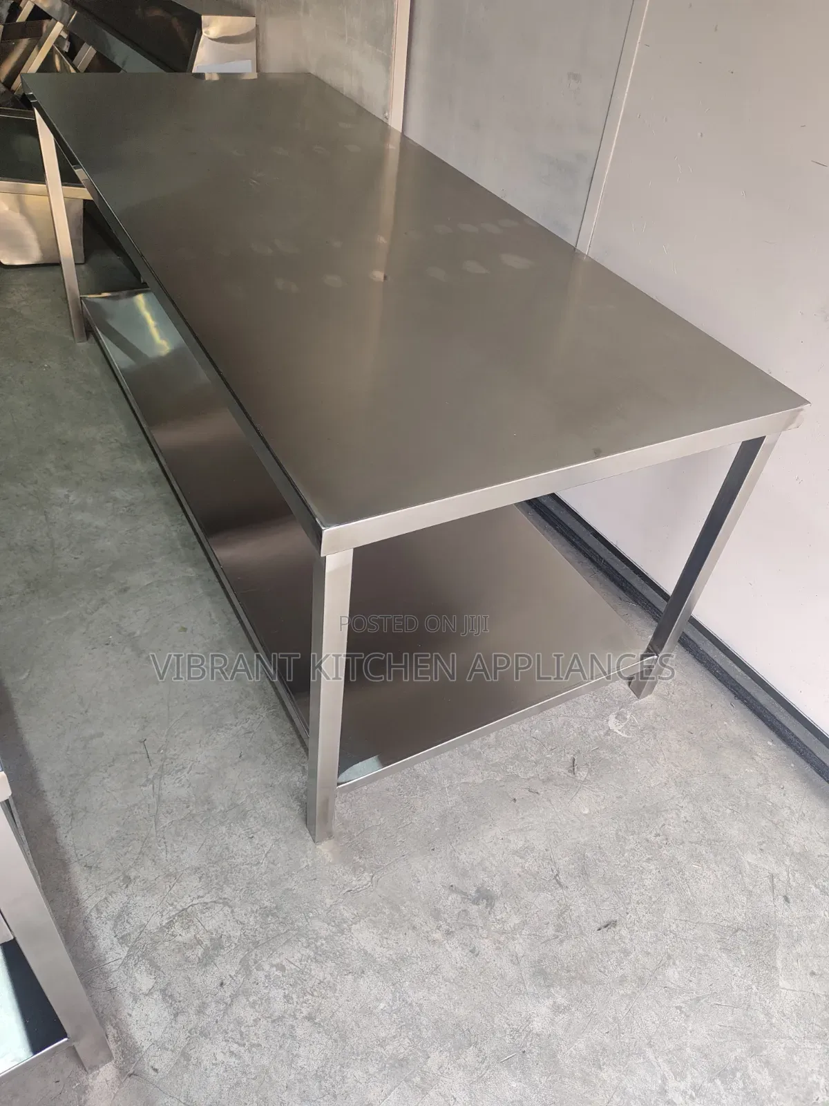 Full Length Stainless Steel Commercial Table