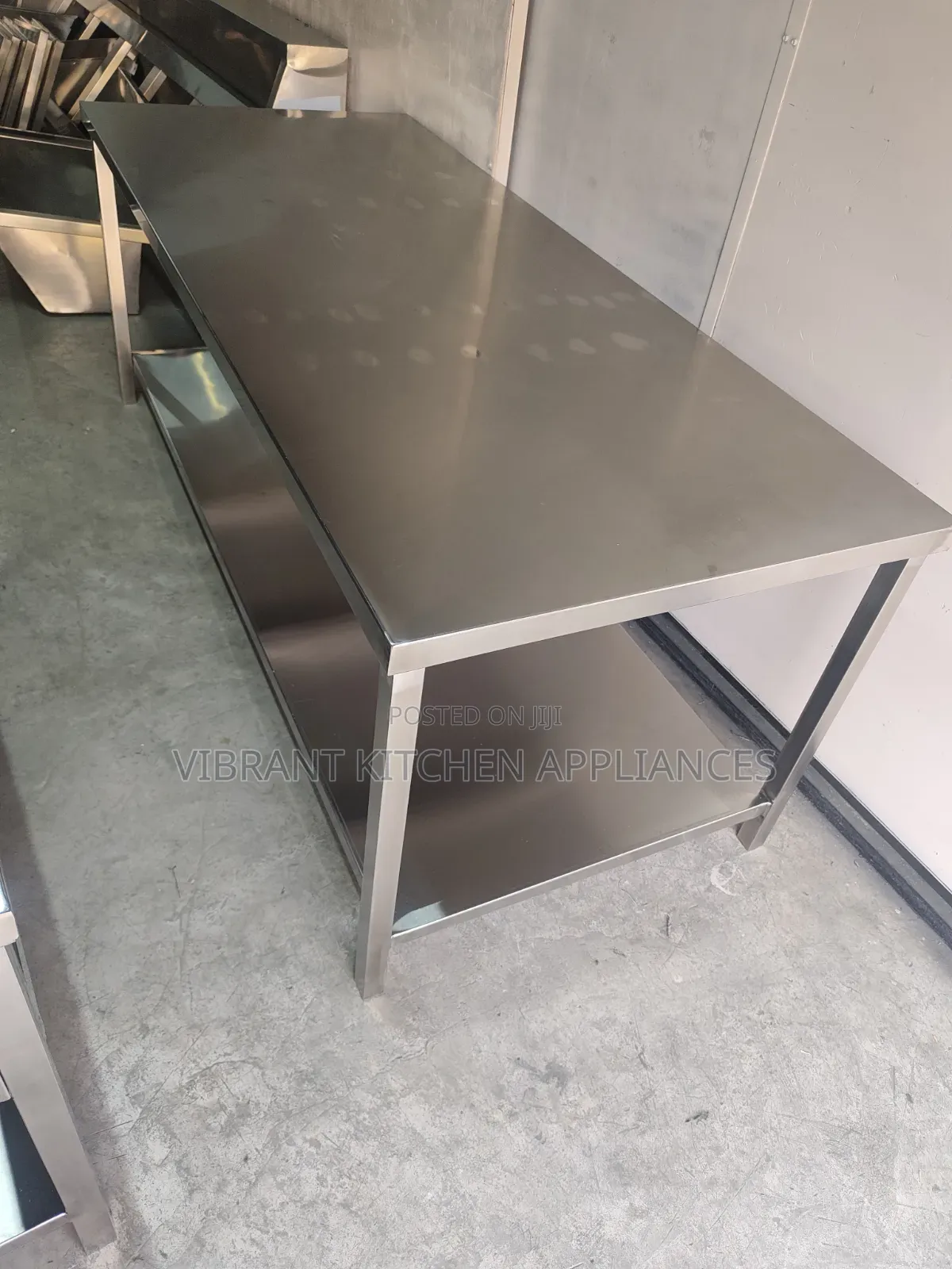 Full Length Stainless Steel Commercial Table