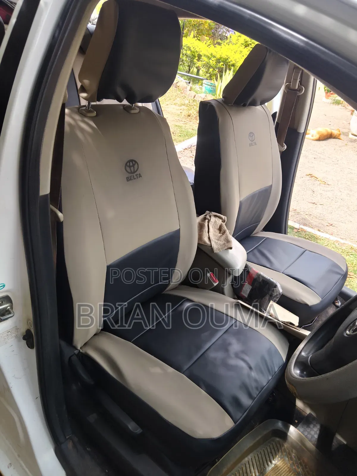 Toyota Belta Interior Upgrade – Custom Seat Covers |
