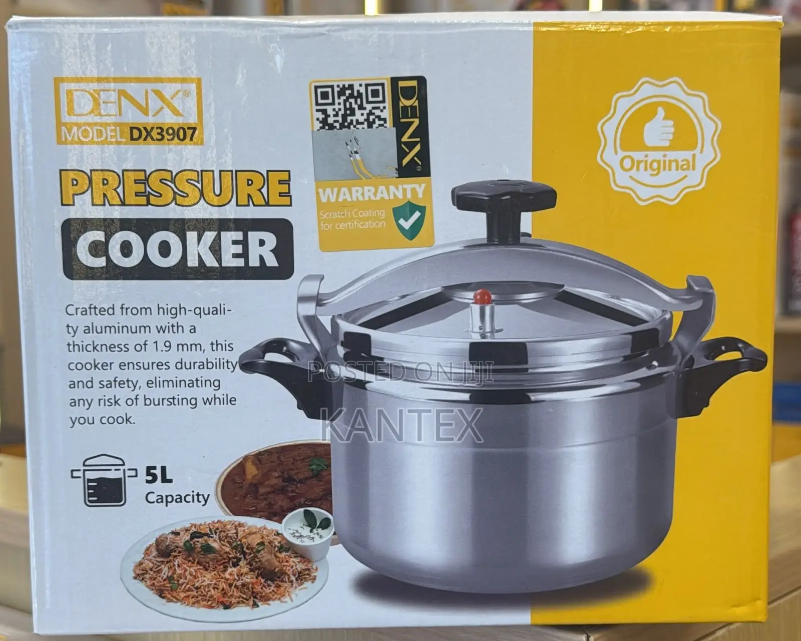 Denx DX3907 Pressure Cooker