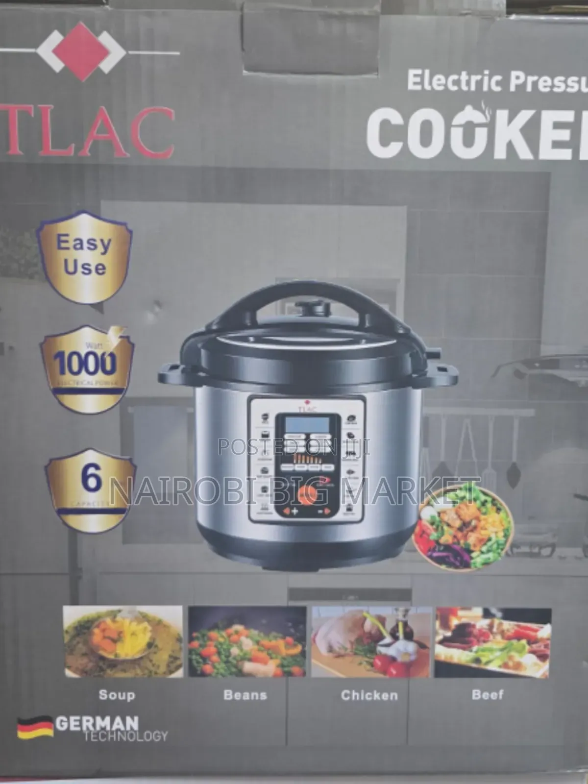6l Tlac Electric Pressure Cooker