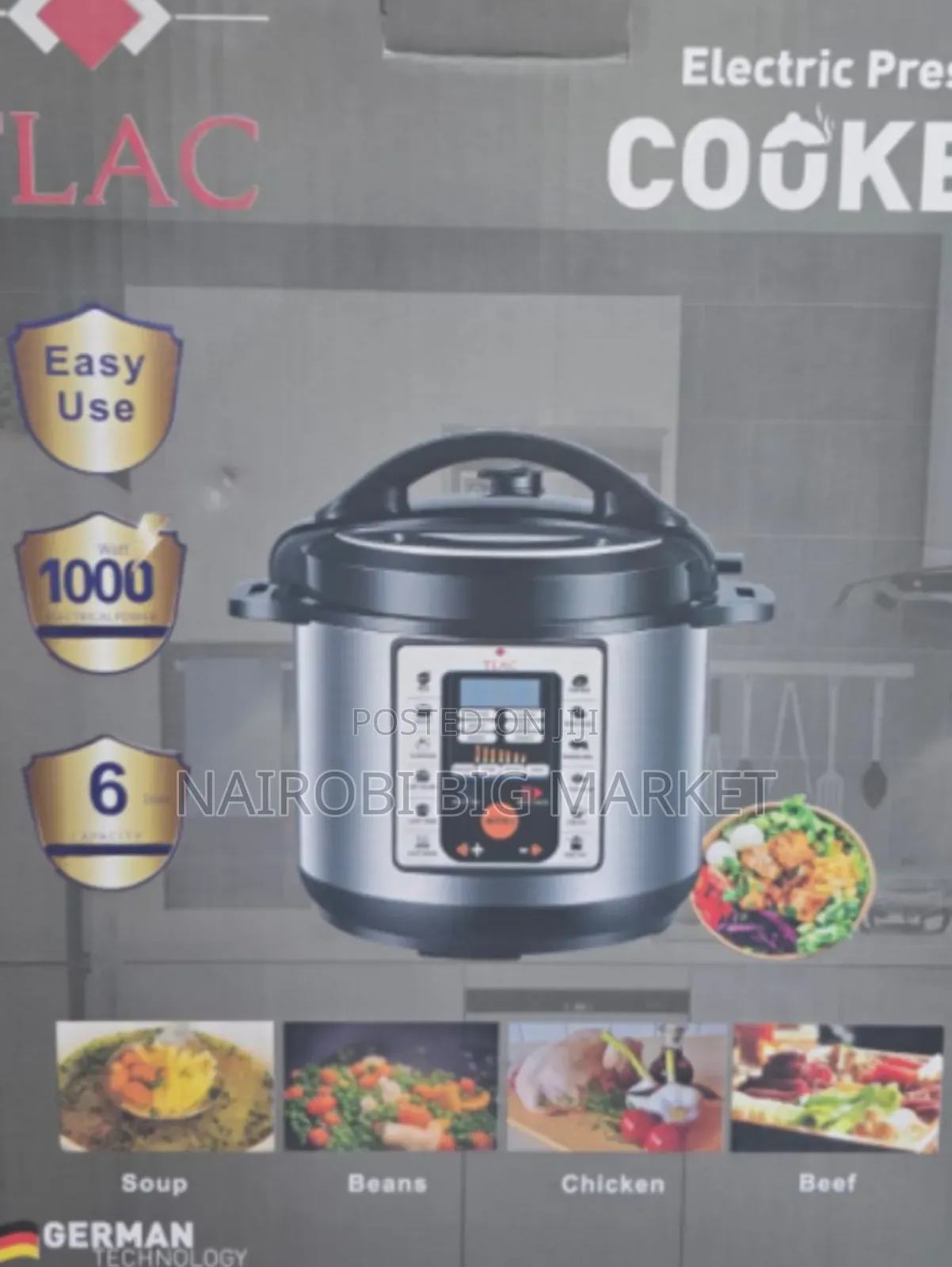 6l Tlac Electric Pressure Cooker
