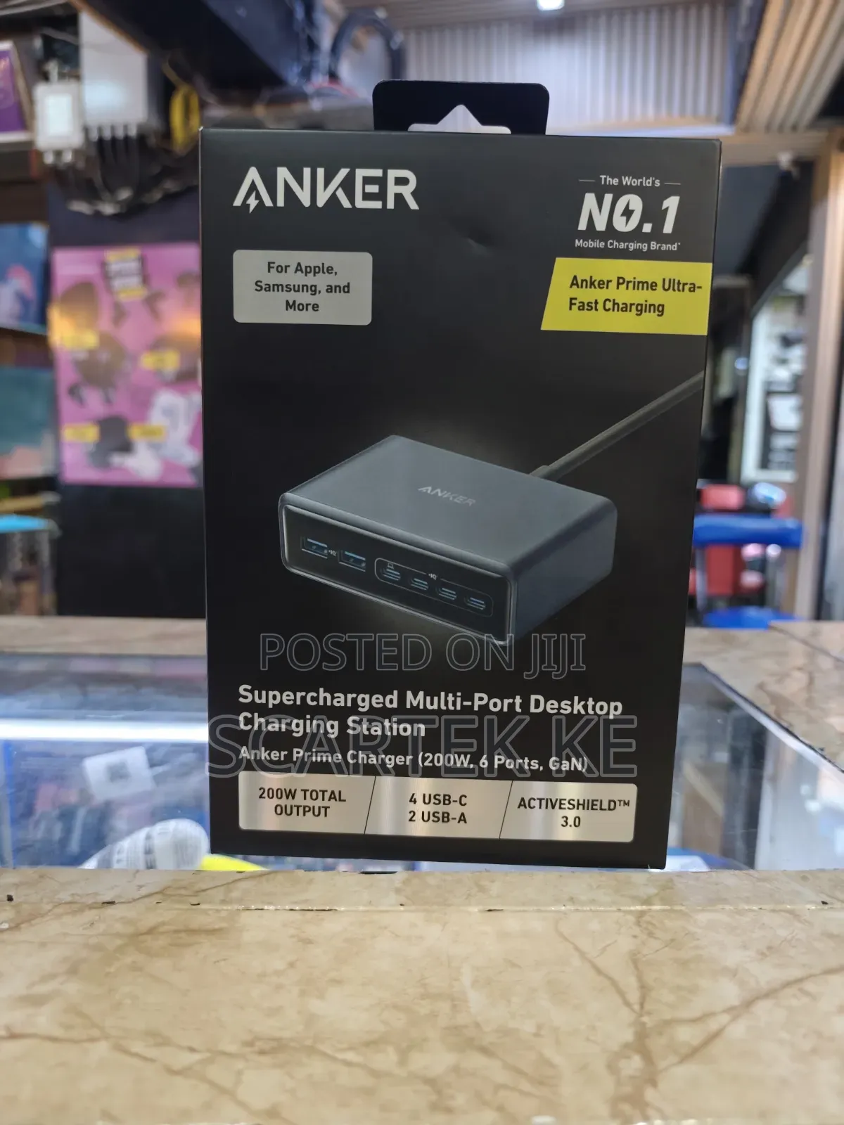 Anker Multi-Port Desktop Charging Station (200w,6Port)