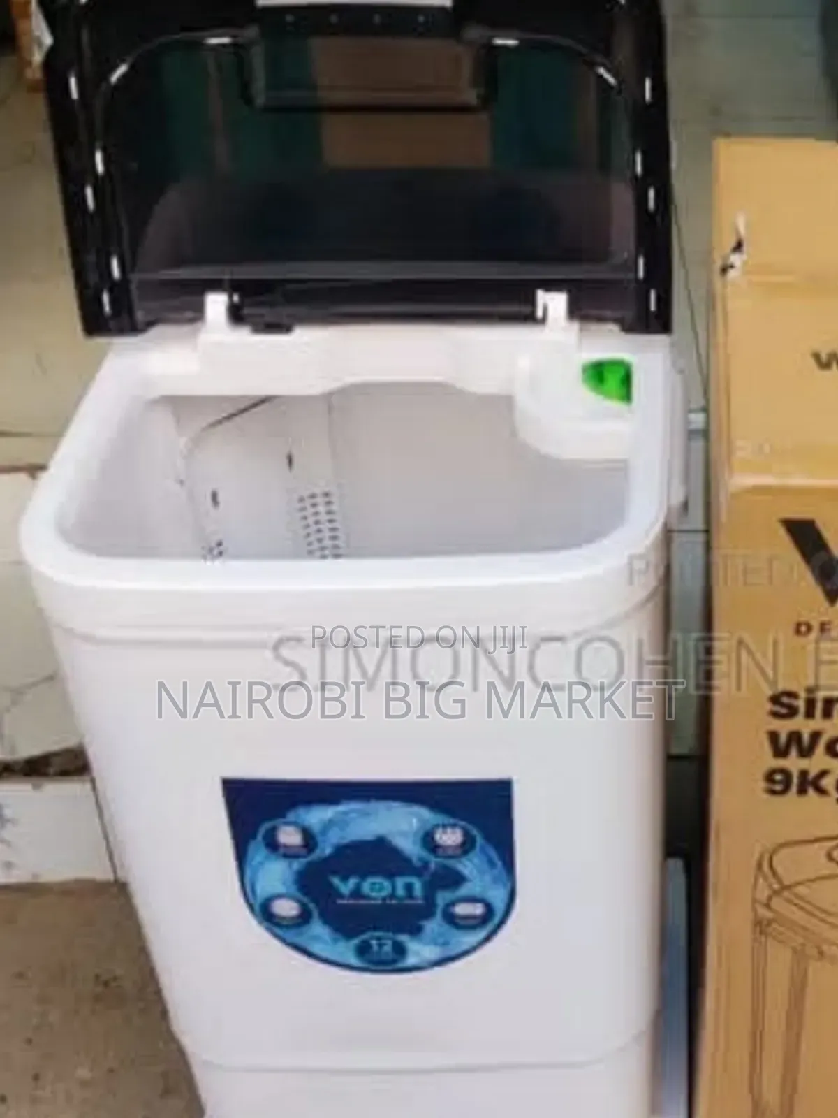 Von Single Tub 9kgs Washing Machine