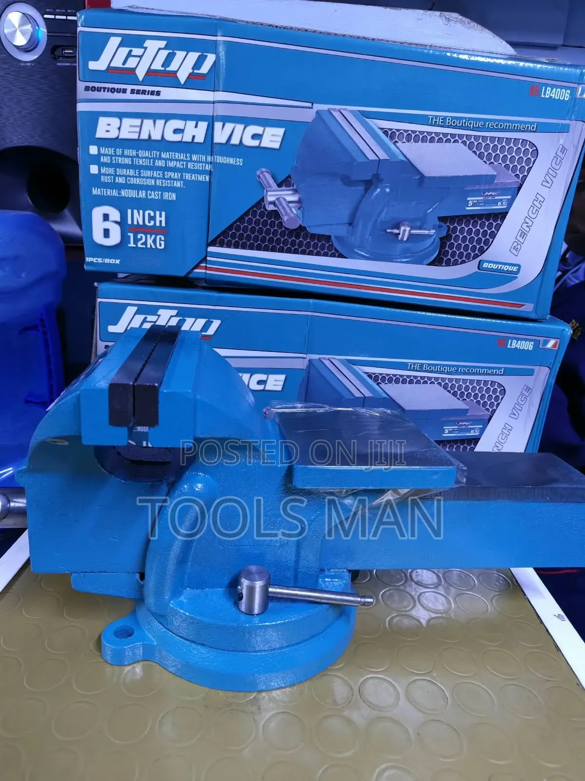 Bench Vice. 6 " Inch Quality Heacu Duty JcTop