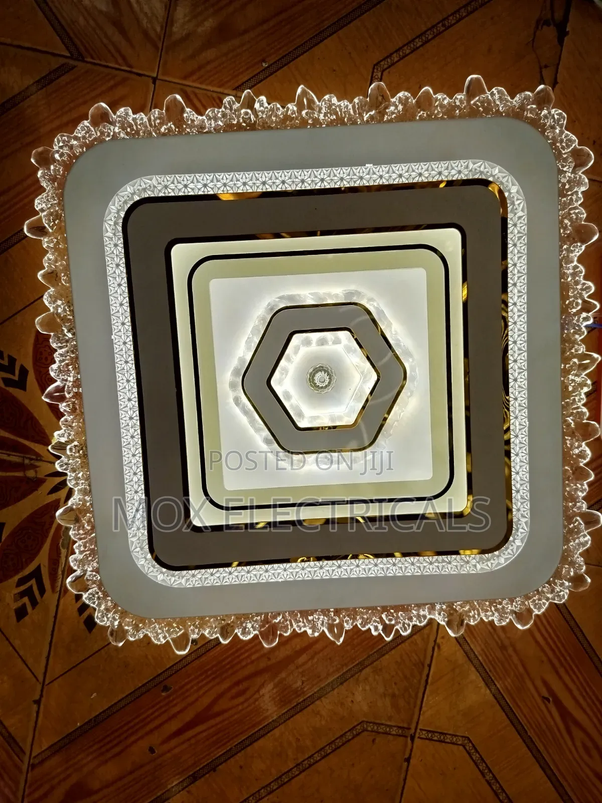 Modern Square LED Flush Mount Ceiling Light