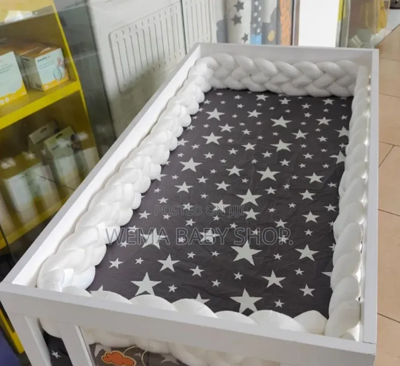 Braided Baby Cot/Crib Bumpers.