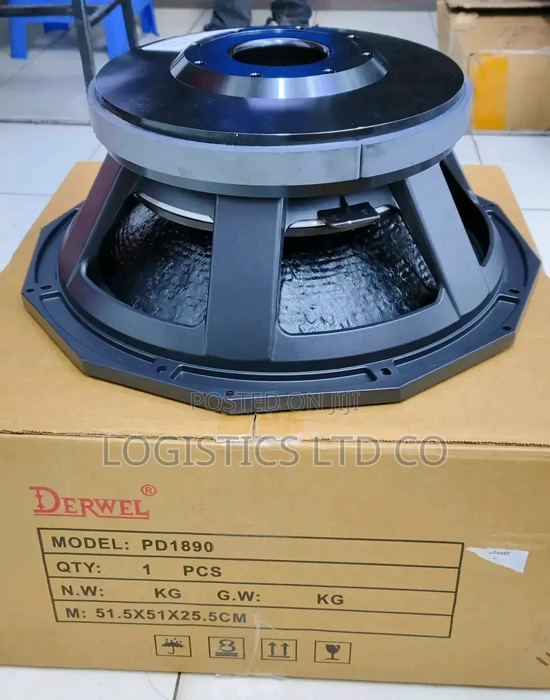 Derwel Pd1890 Professional Bass Speaker