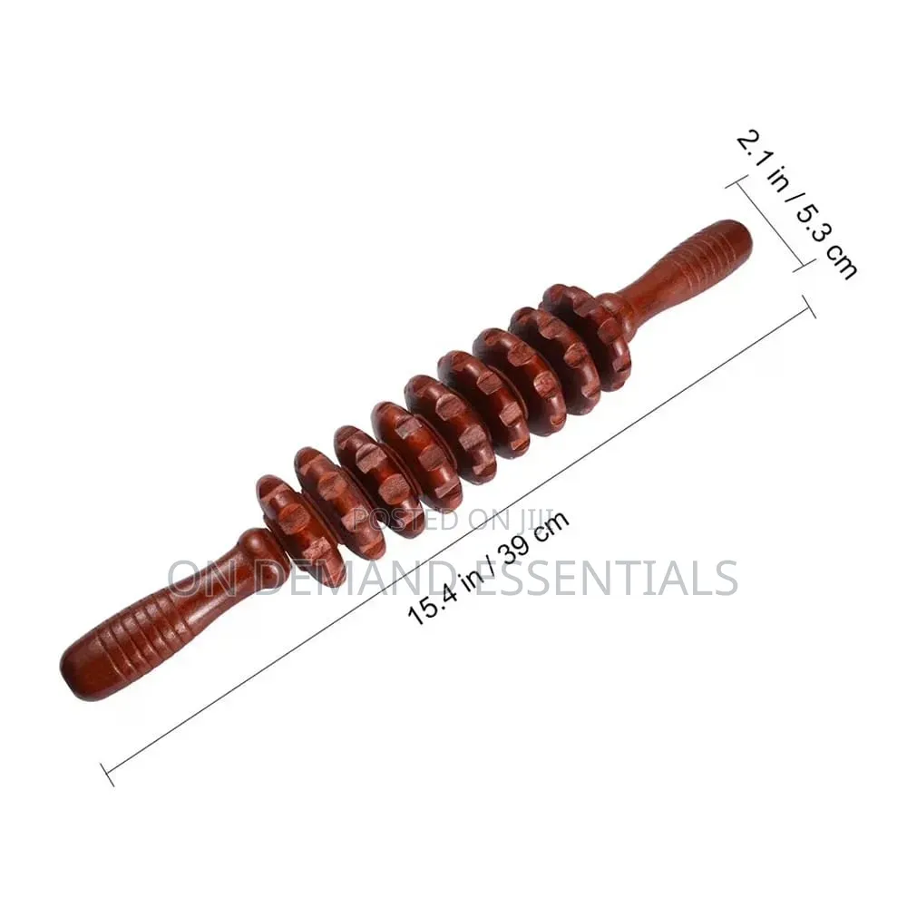 *9 Wheel Massage Wood Therapy Massage Tool