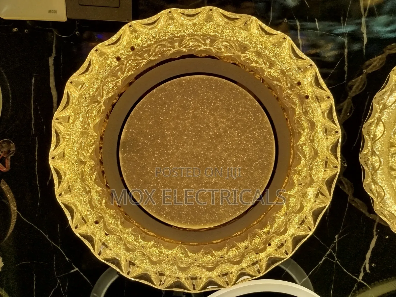 Luxury Round LED Crystal Ceiling Light
