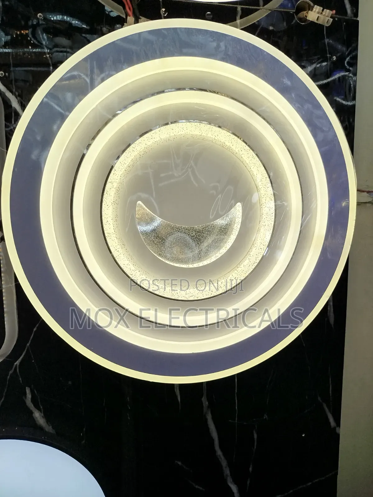 spaces.Integratedmodern Multi-Ring LED Flush Mount Ceiling Light