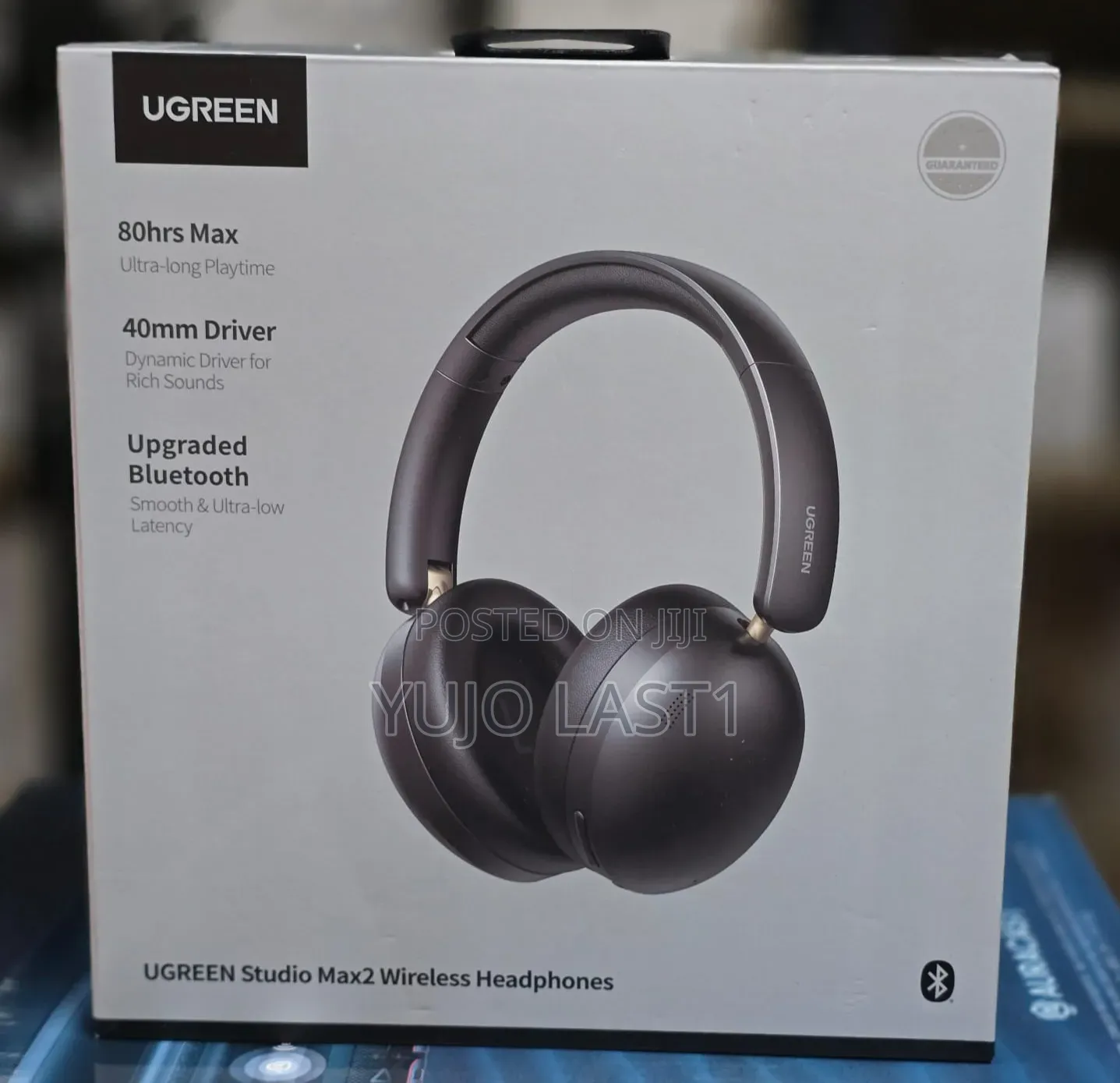 UGREEN Studio Max2 80Hrs Wireless Headphone Black – HP205