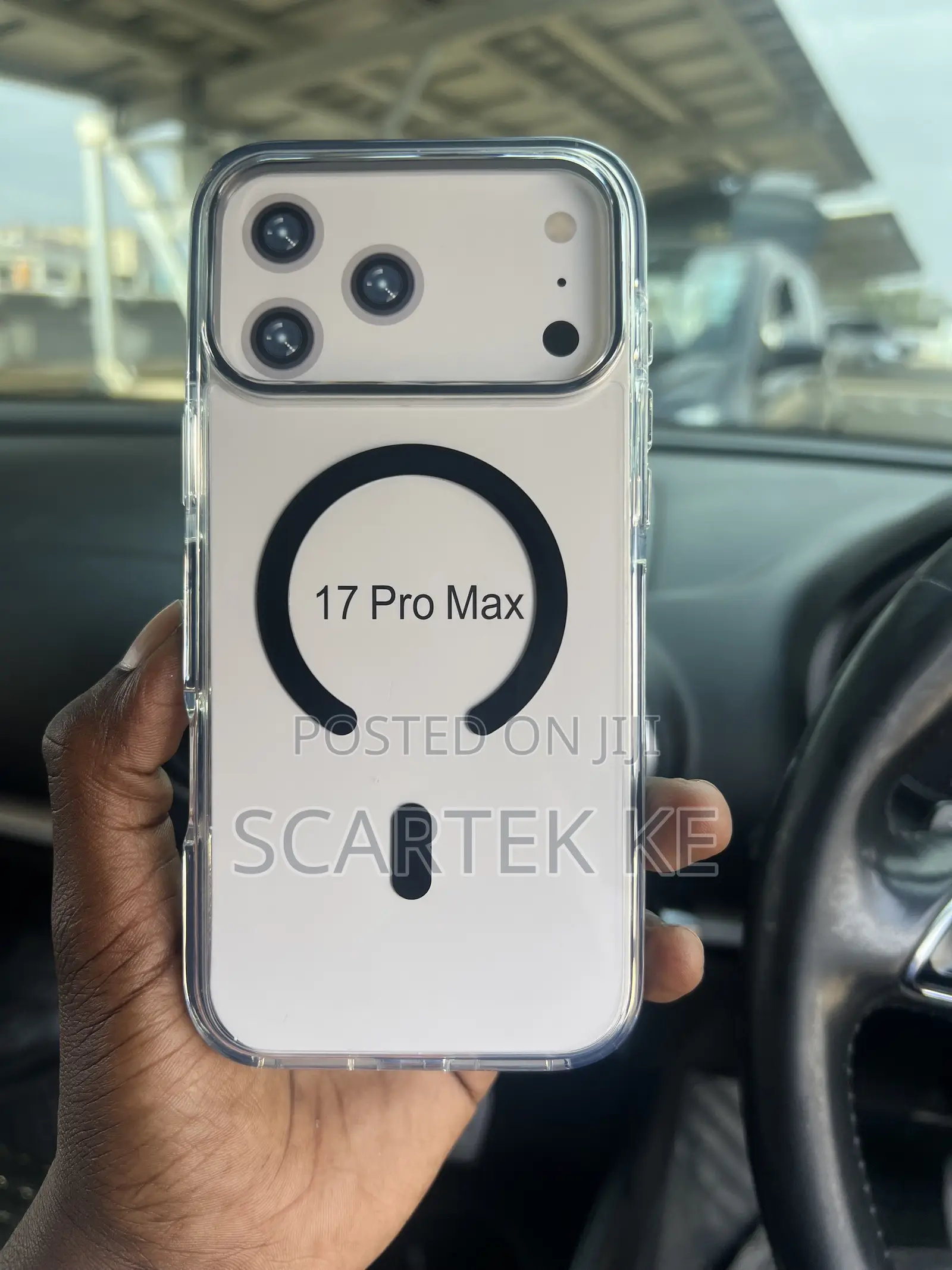 Transparent Clear Magnetic Safe iPhone 17-Pro Max Cover
