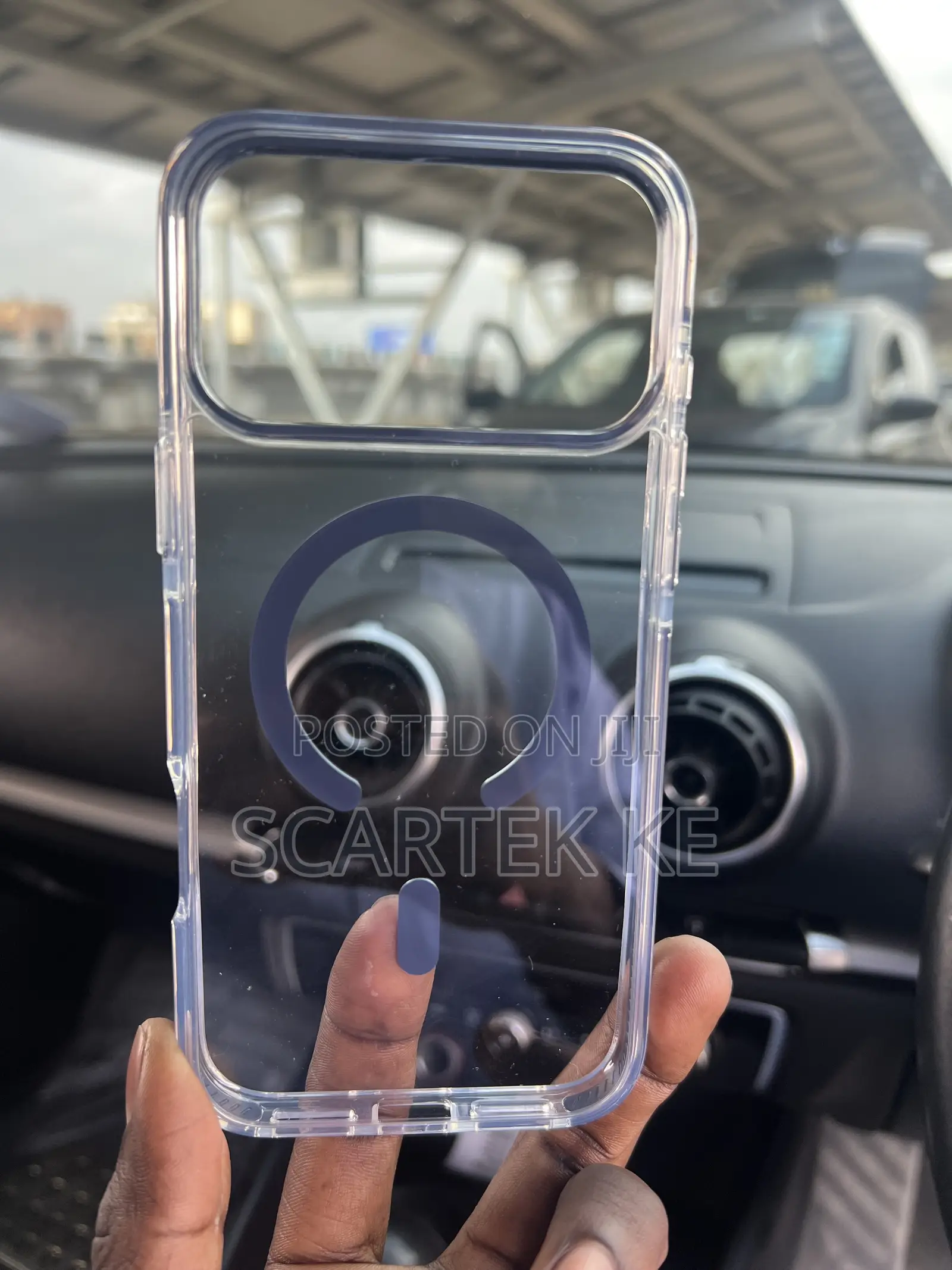 Transparent Clear Magnetic Safe iPhone 17-Pro Max Cover