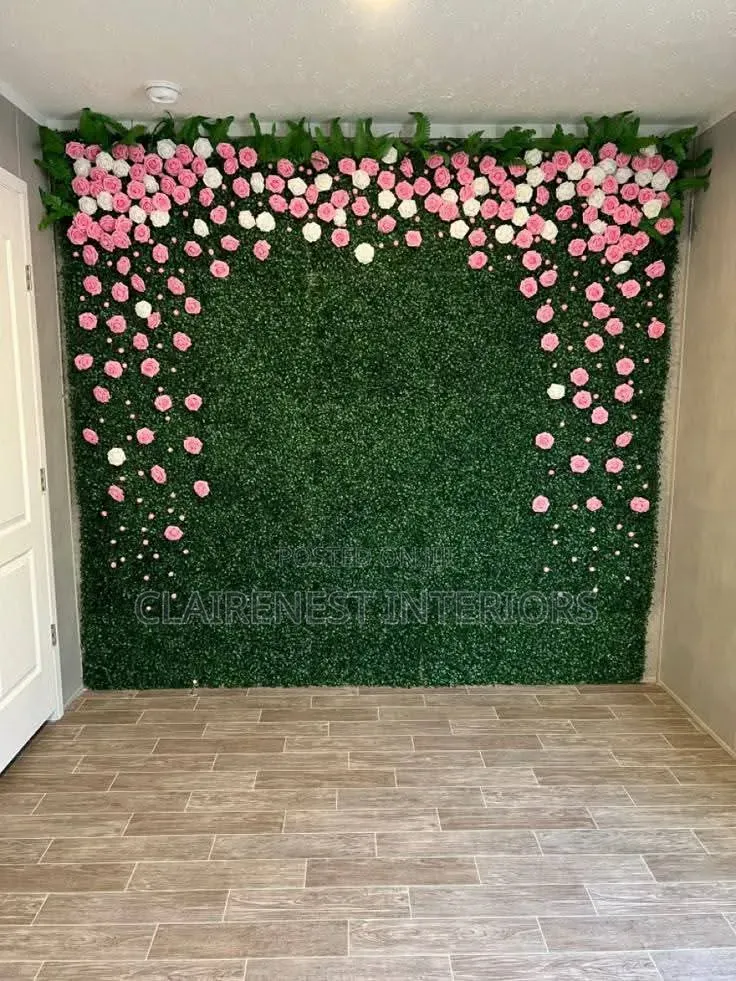 Baby Shower Backdrops Artificial Boxwood Panels
