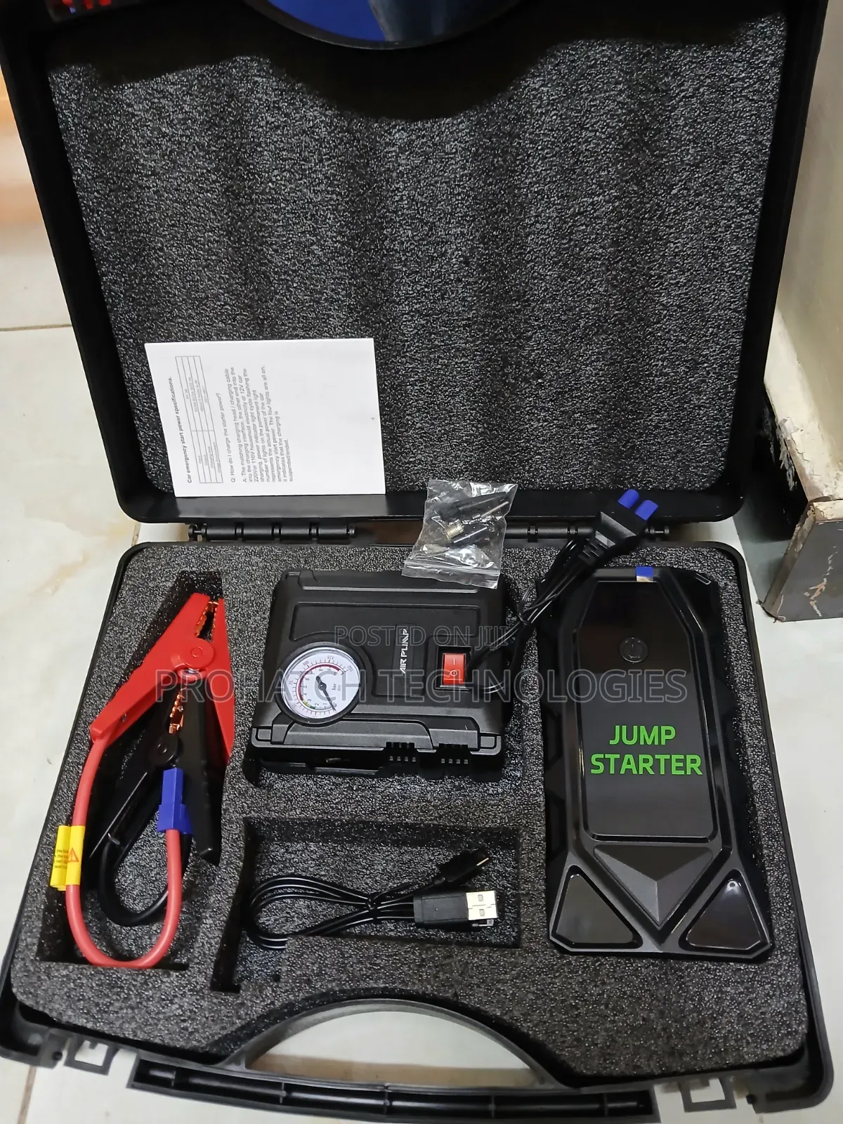 Car Jump Starter Kit