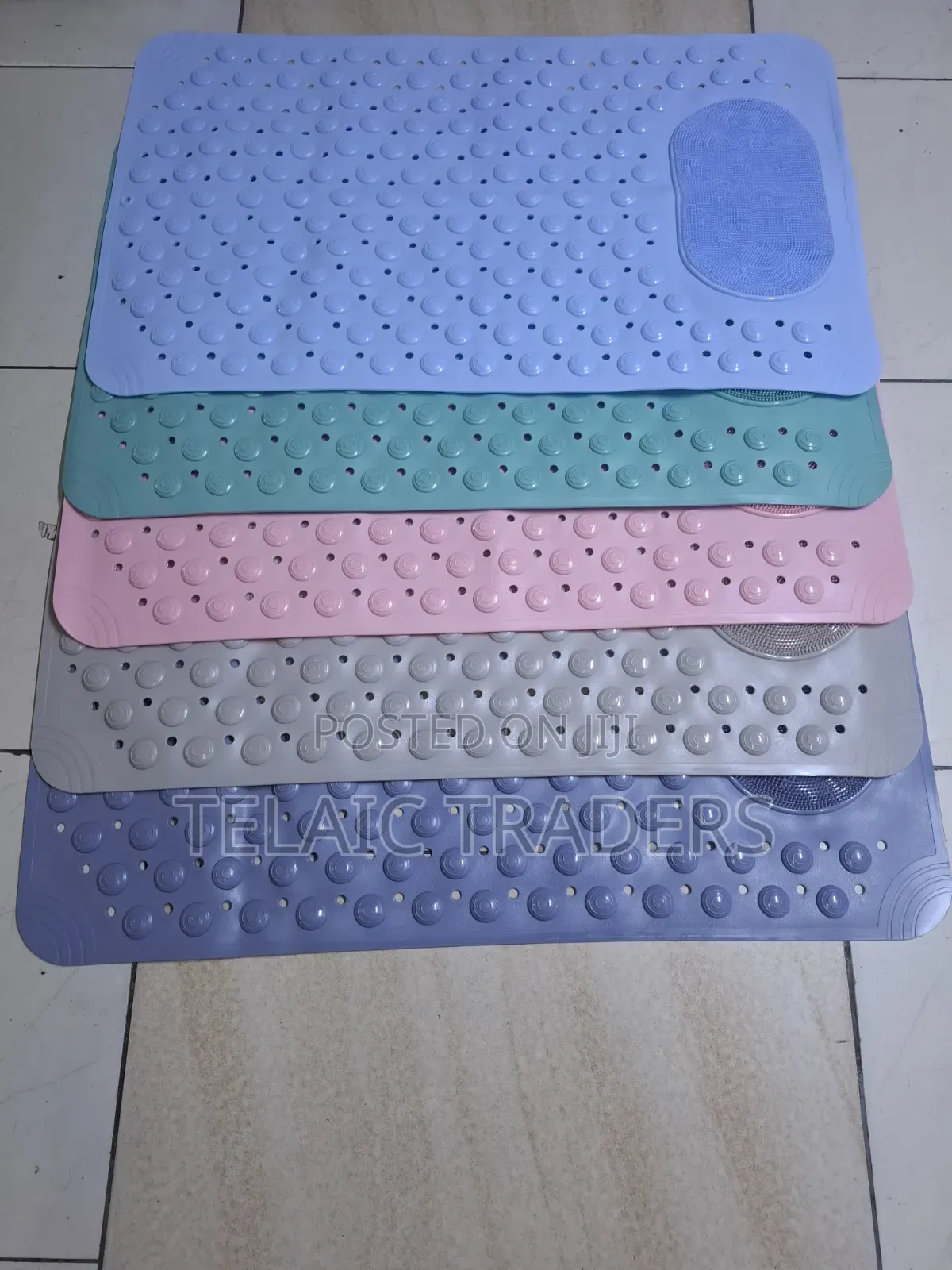 Opaque Antislip Bathroom Mats 50x80