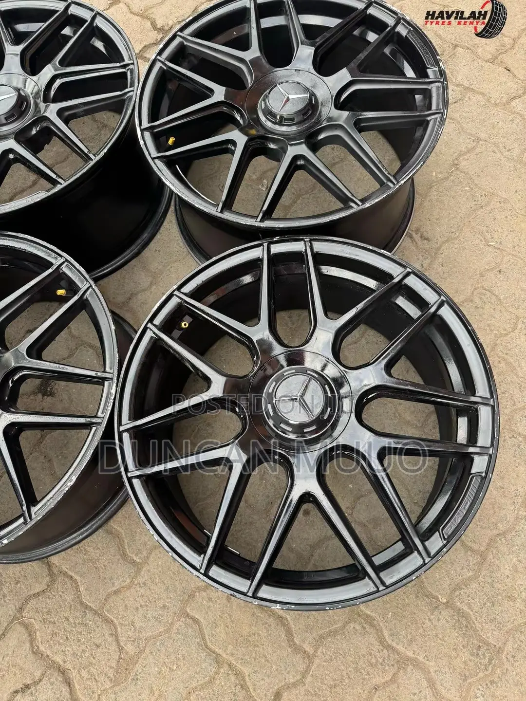 19 Inch Mercedes Benz AMG Style Staggered Rims