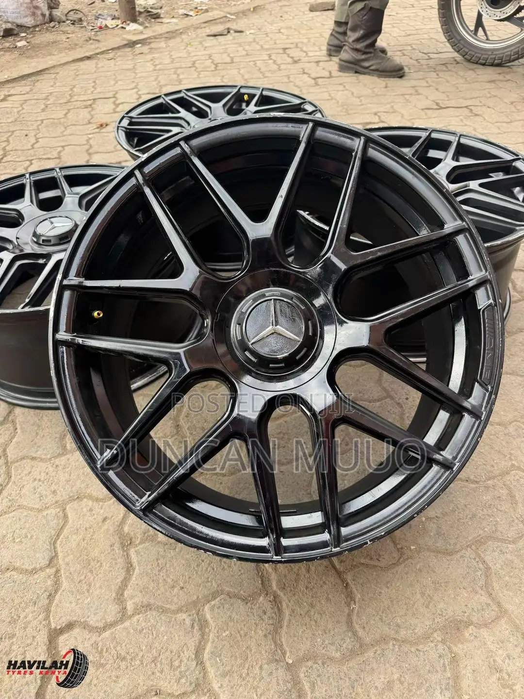 19 Inch Mercedes Benz AMG Style Staggered Rims
