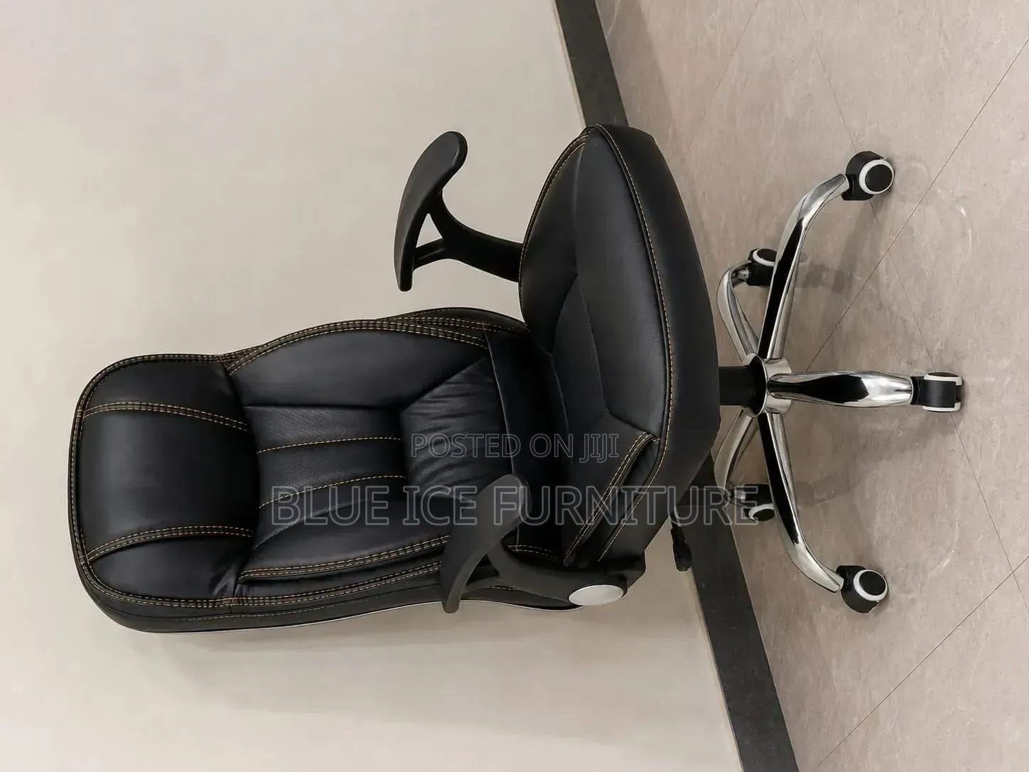 High Back Leather Ergonomic Swivel Computer Chair