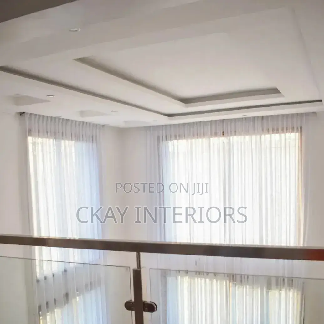 Plain White, Transparent, Easy to Wash Window Sheers