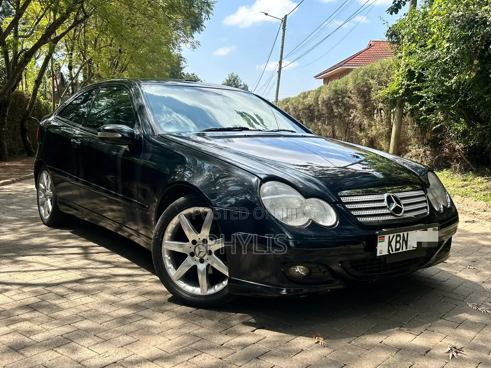 Mercedes-Benz C200 2005 Black
