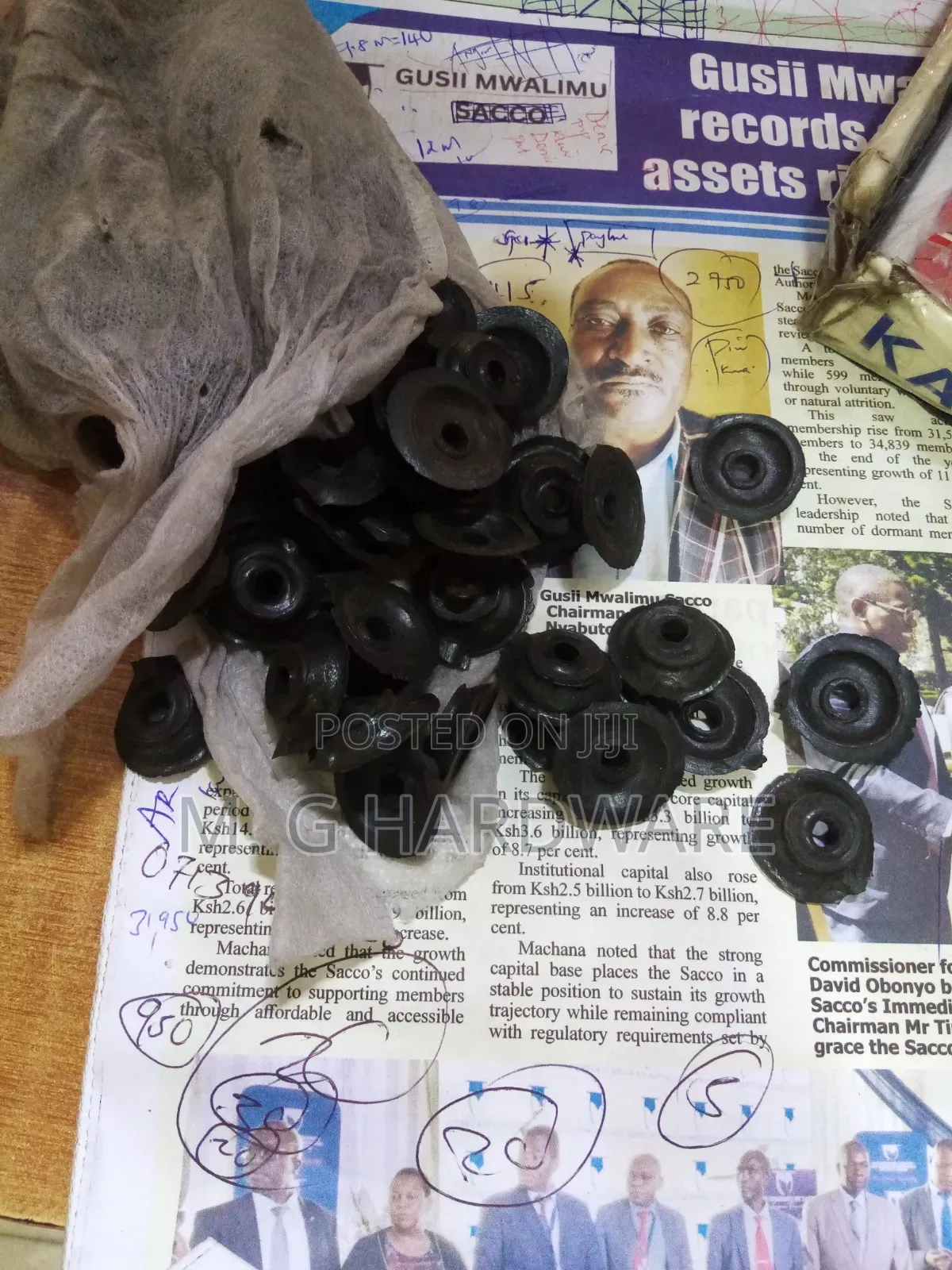 Black Roofing Washers