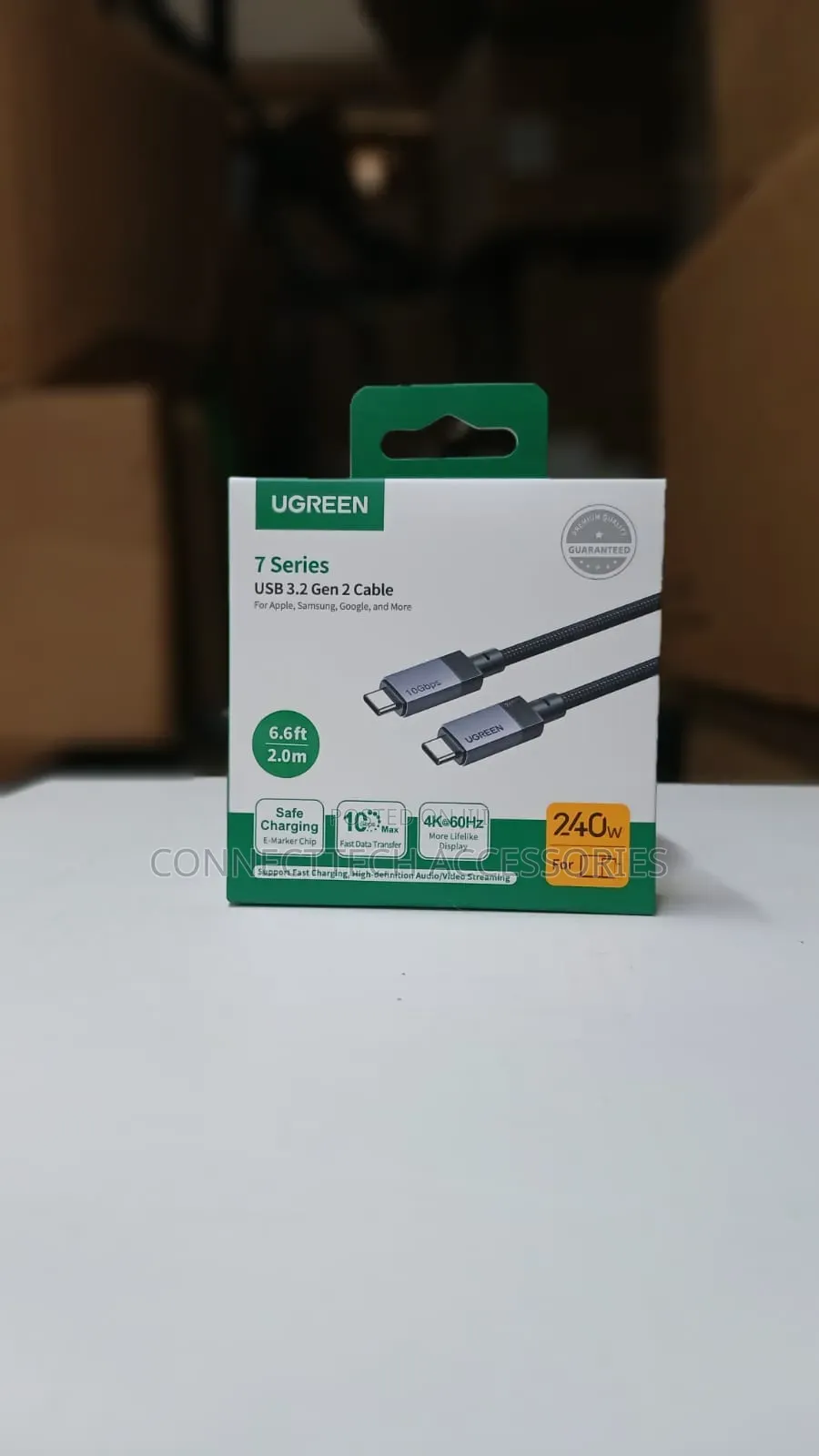 UGREEN 7 Series USB 3.2 Gen 2 Cable (240W, 2.0m),