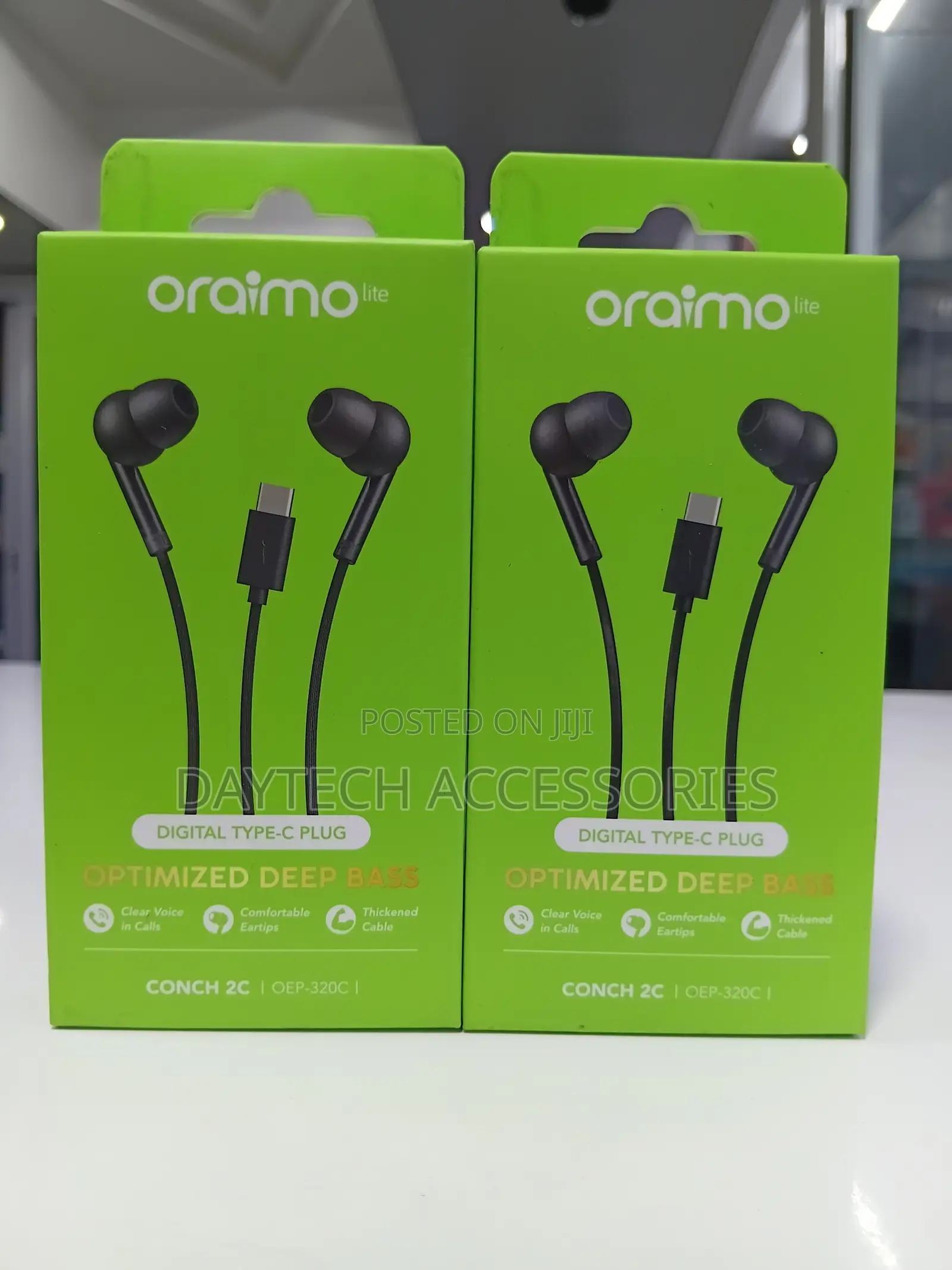 Oraimo Conch 2C (Model: OEP-320C) Digital Type-C Wired Earphones.