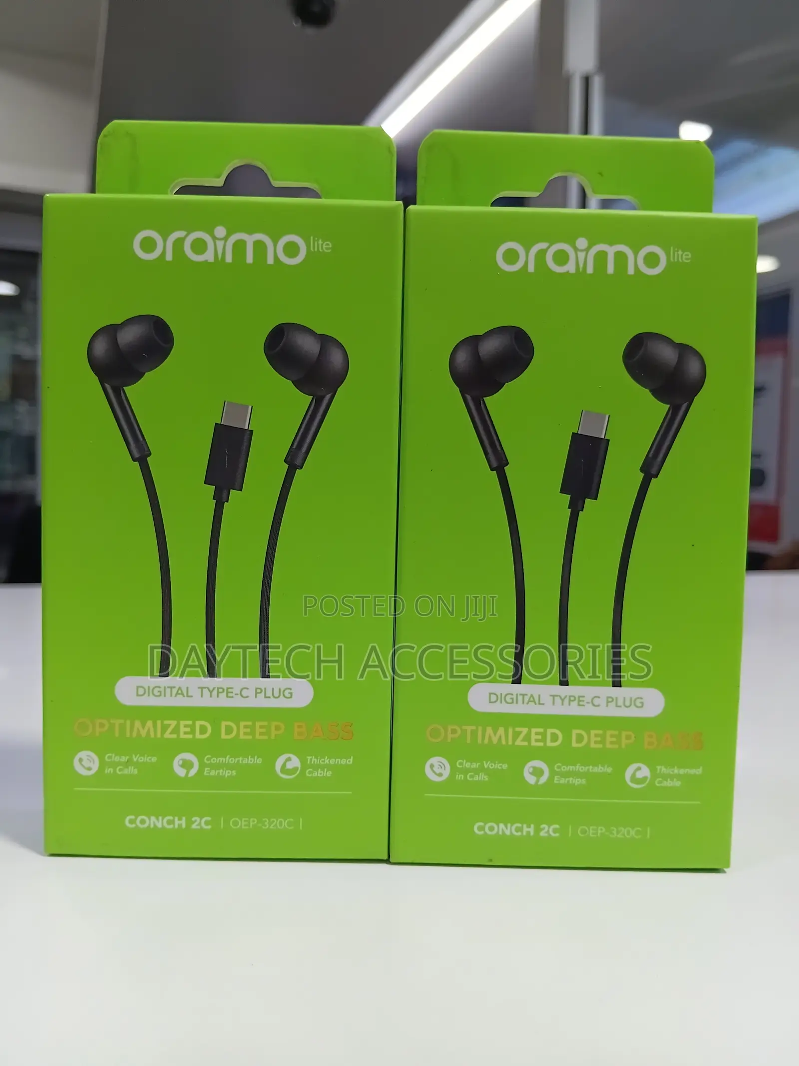 Oraimo Conch 2C (Model: OEP-320C) Digital Type-C Wired Earphones.