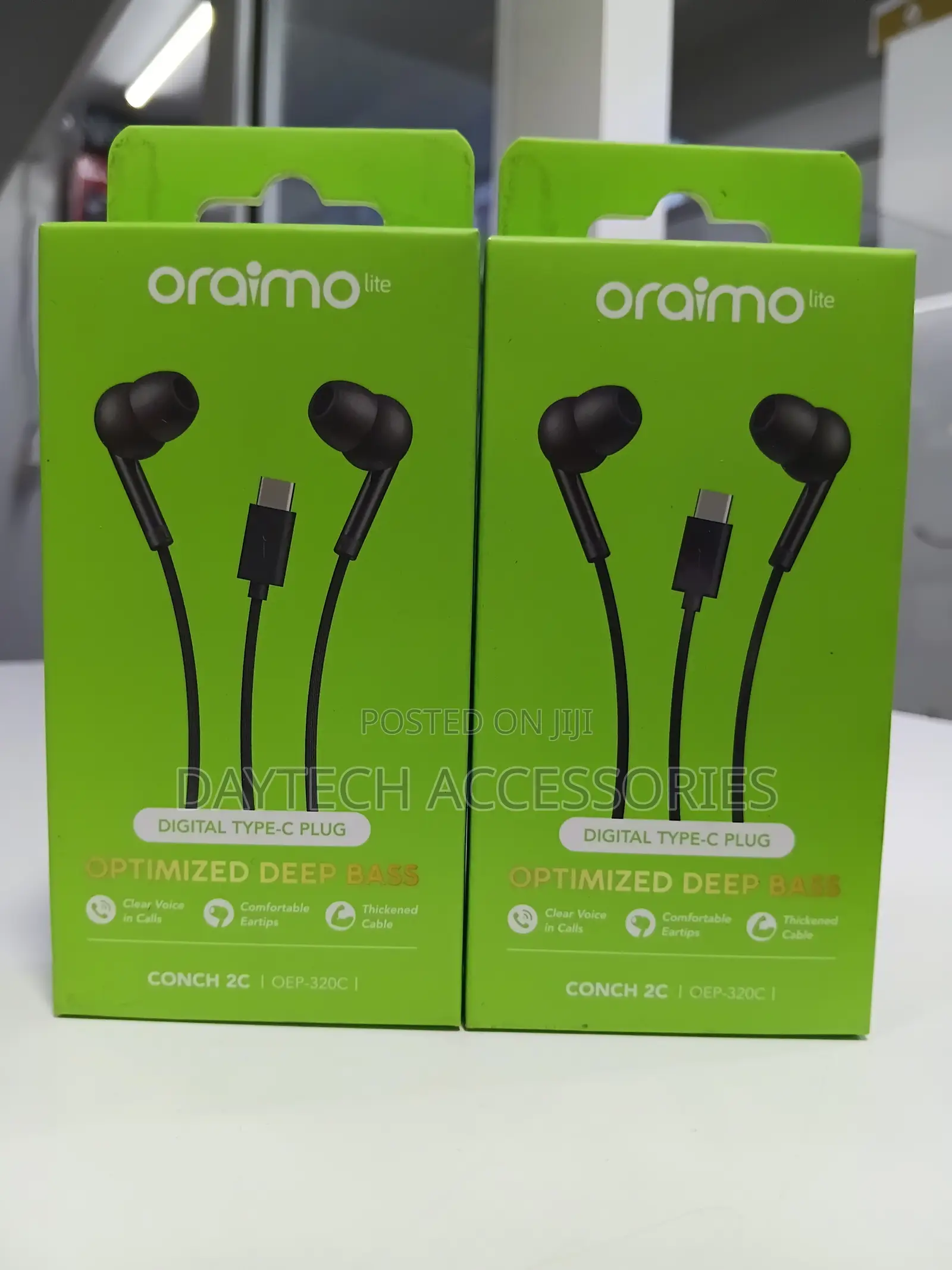 Oraimo Conch 2C (Model: OEP-320C) Digital Type-C Wired Earphones.