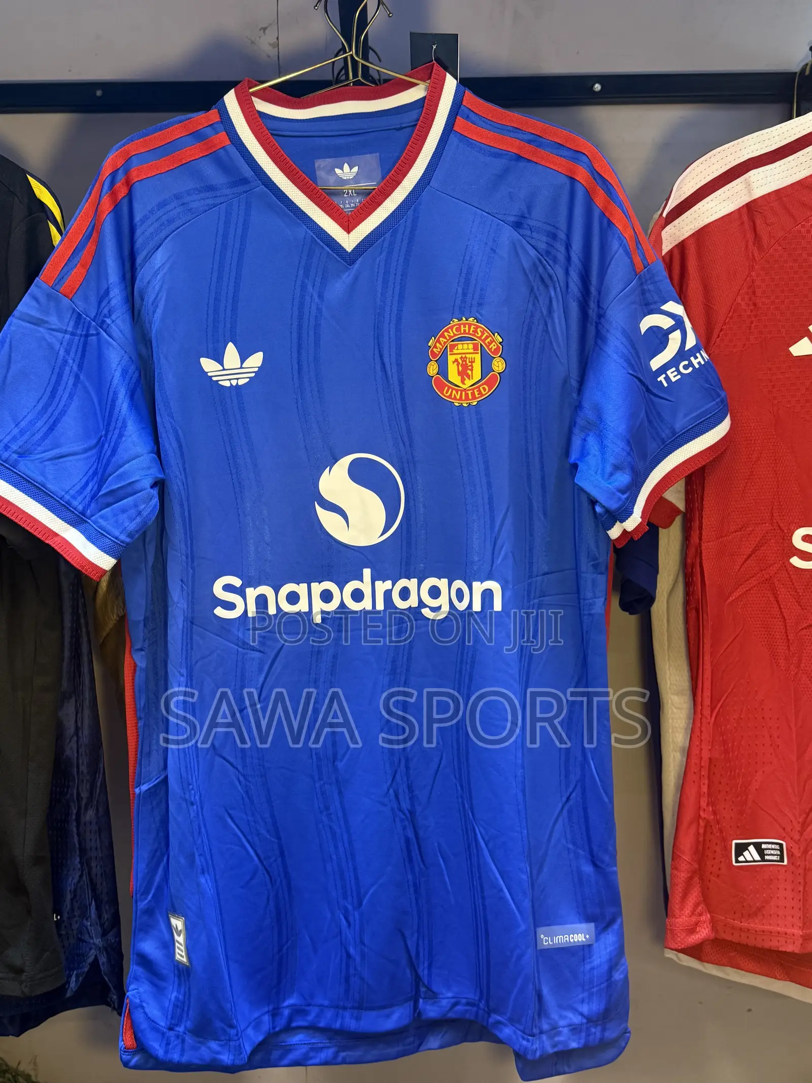 Manchester United Blue Away Jersey - Premium High Quality