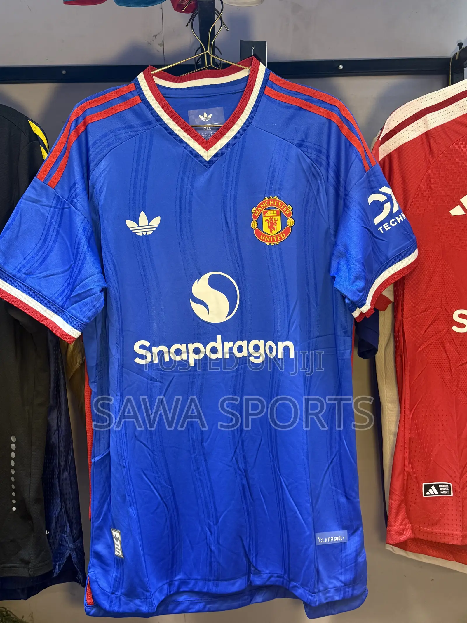 Manchester United Blue Away Jersey - Premium High Quality