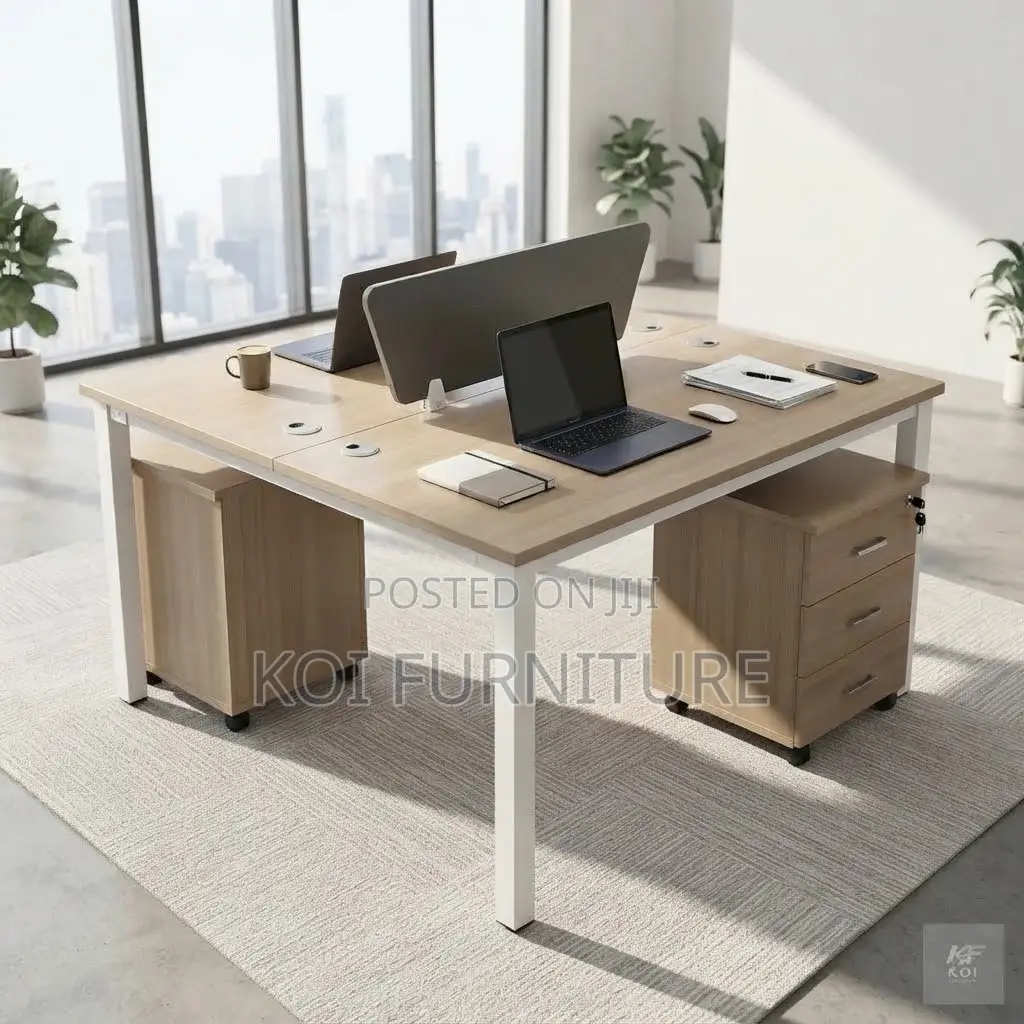 Office Workstation; Modern 2-Way Customized Office Workstation