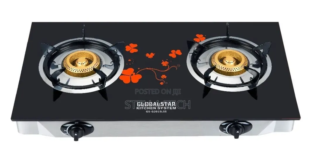 Globalstar 2 Burner Glass Table Top Cooker