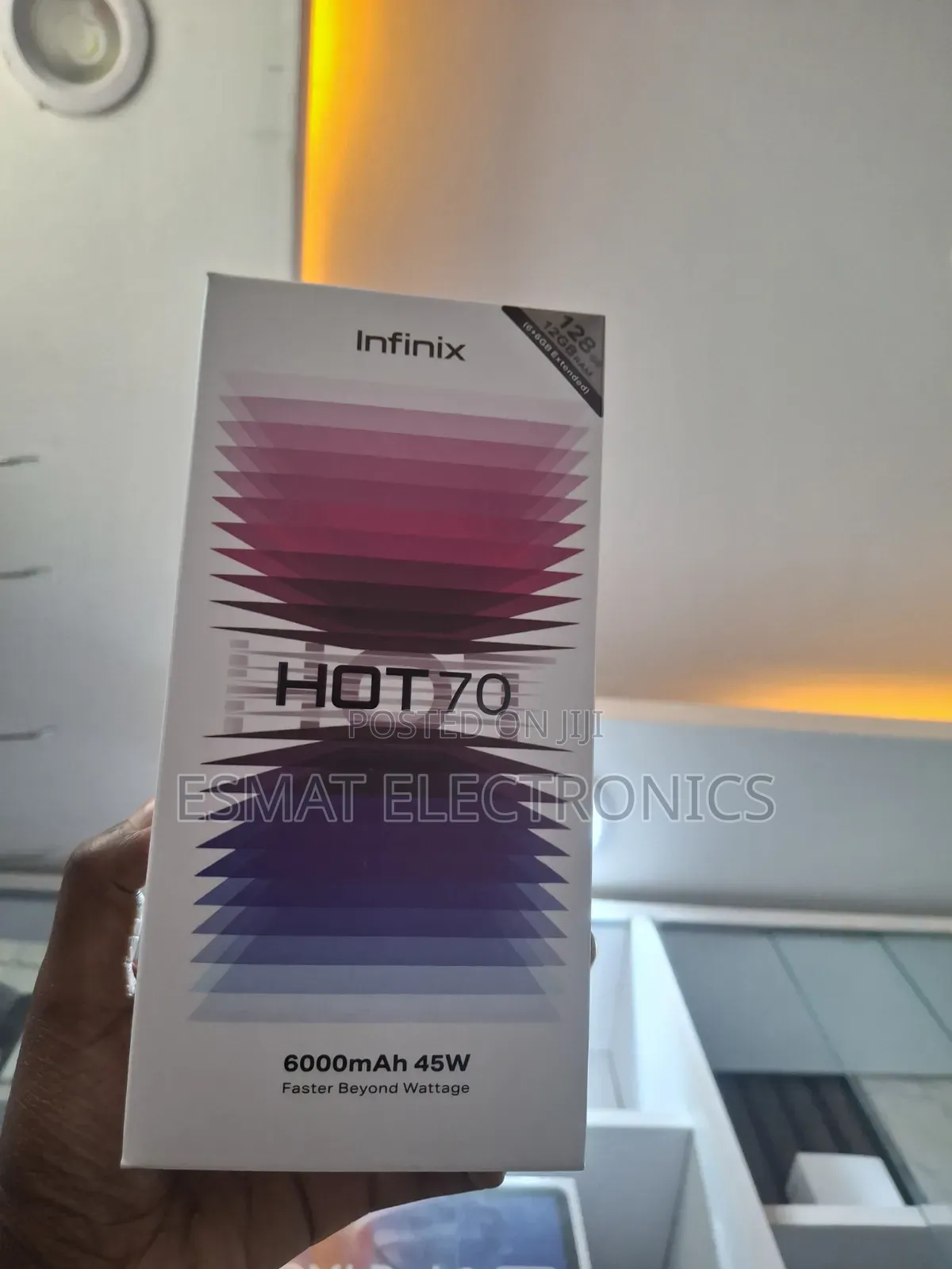 New Infinix Hot 70 128 GB Gray