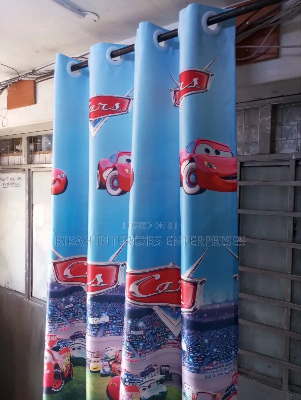 Cartoon Themed Curtains Perfect for Kids Rooms With Matching Sheers
