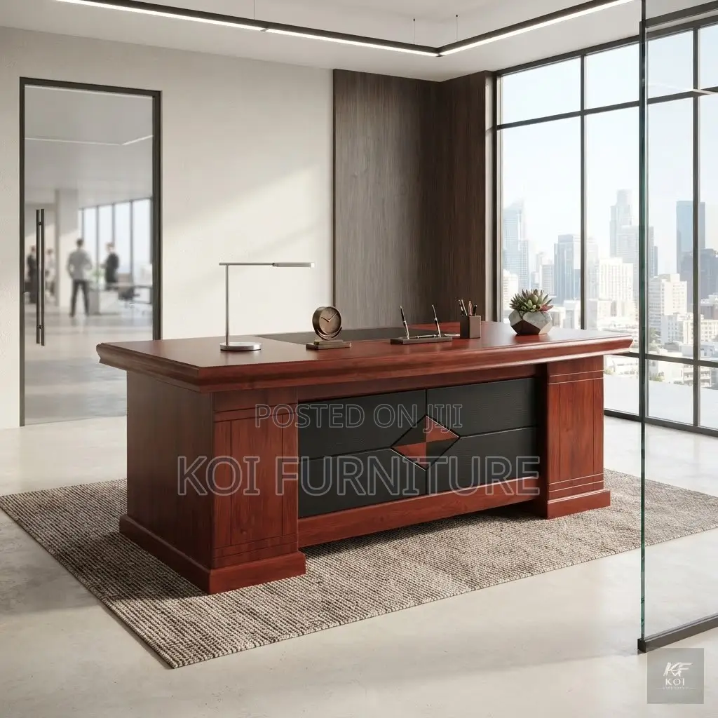 Office Desk; 1400mm Executive L Shape Supreme Desk