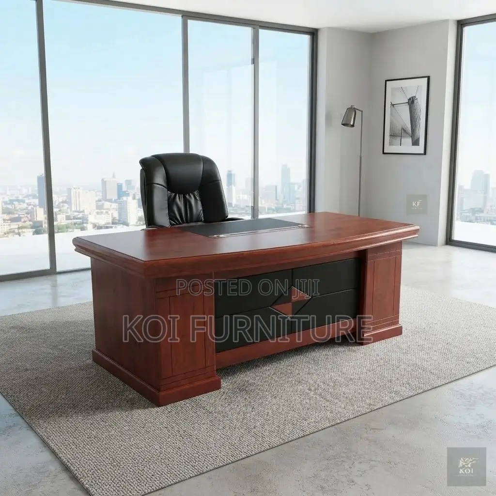 Office Desk; 1400mm Executive L Shape Supreme Desk