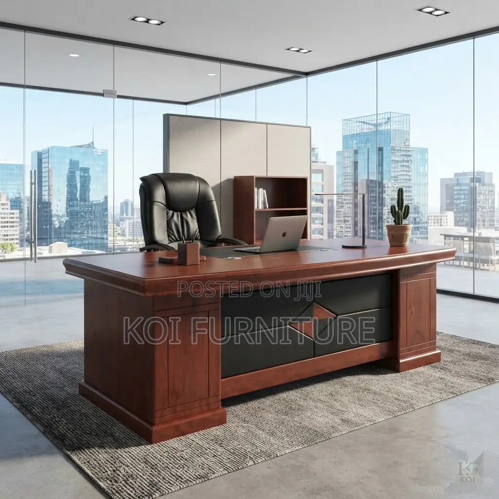 Office Desk; 1400mm Executive L Shape Supreme Desk