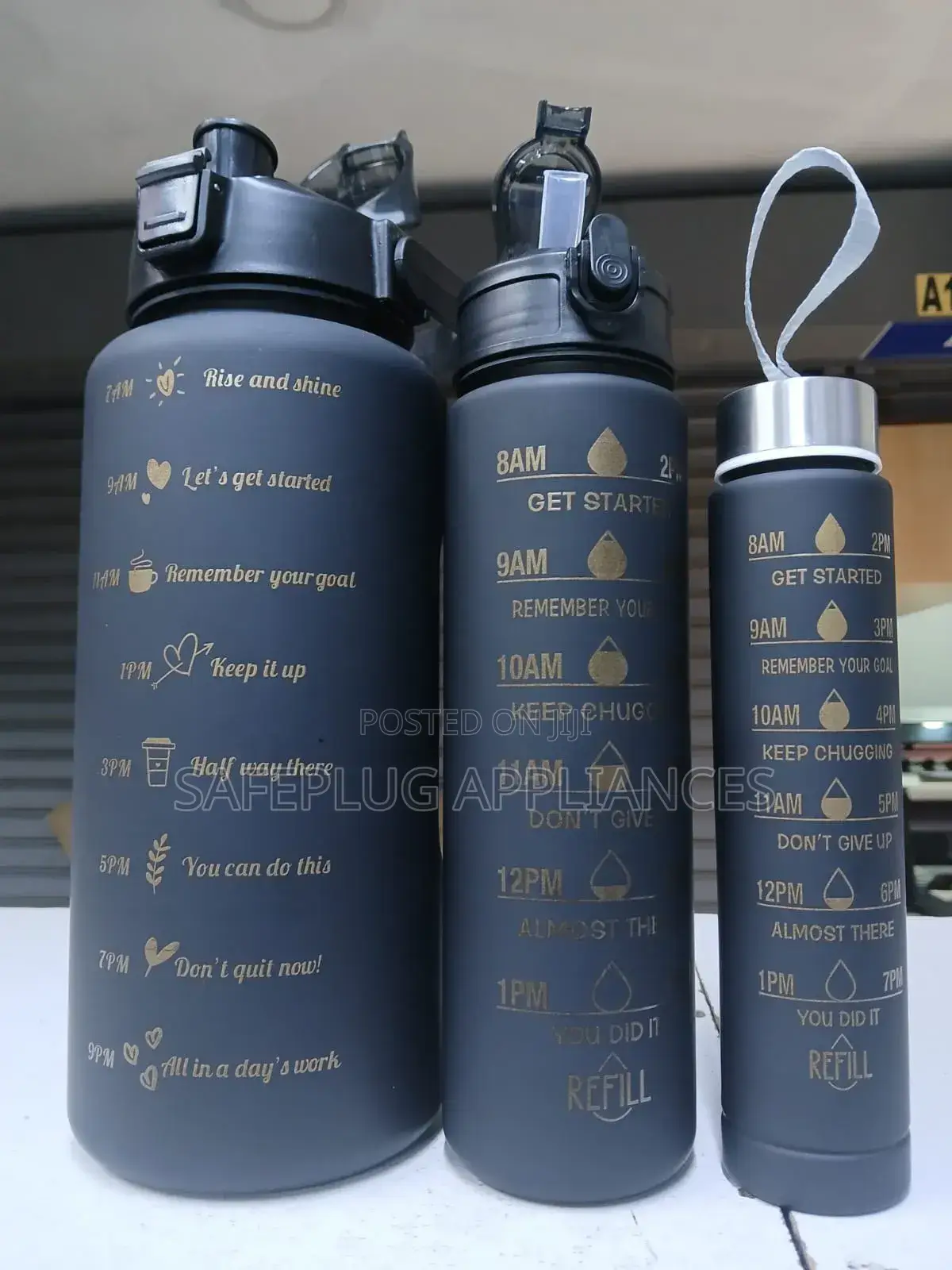 3 in 1 Water Bottles Available