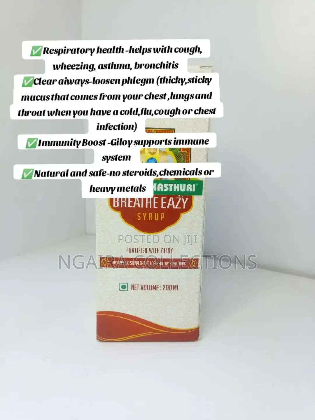 Pankajakasthuri Breath Eazy Syrup 200ml