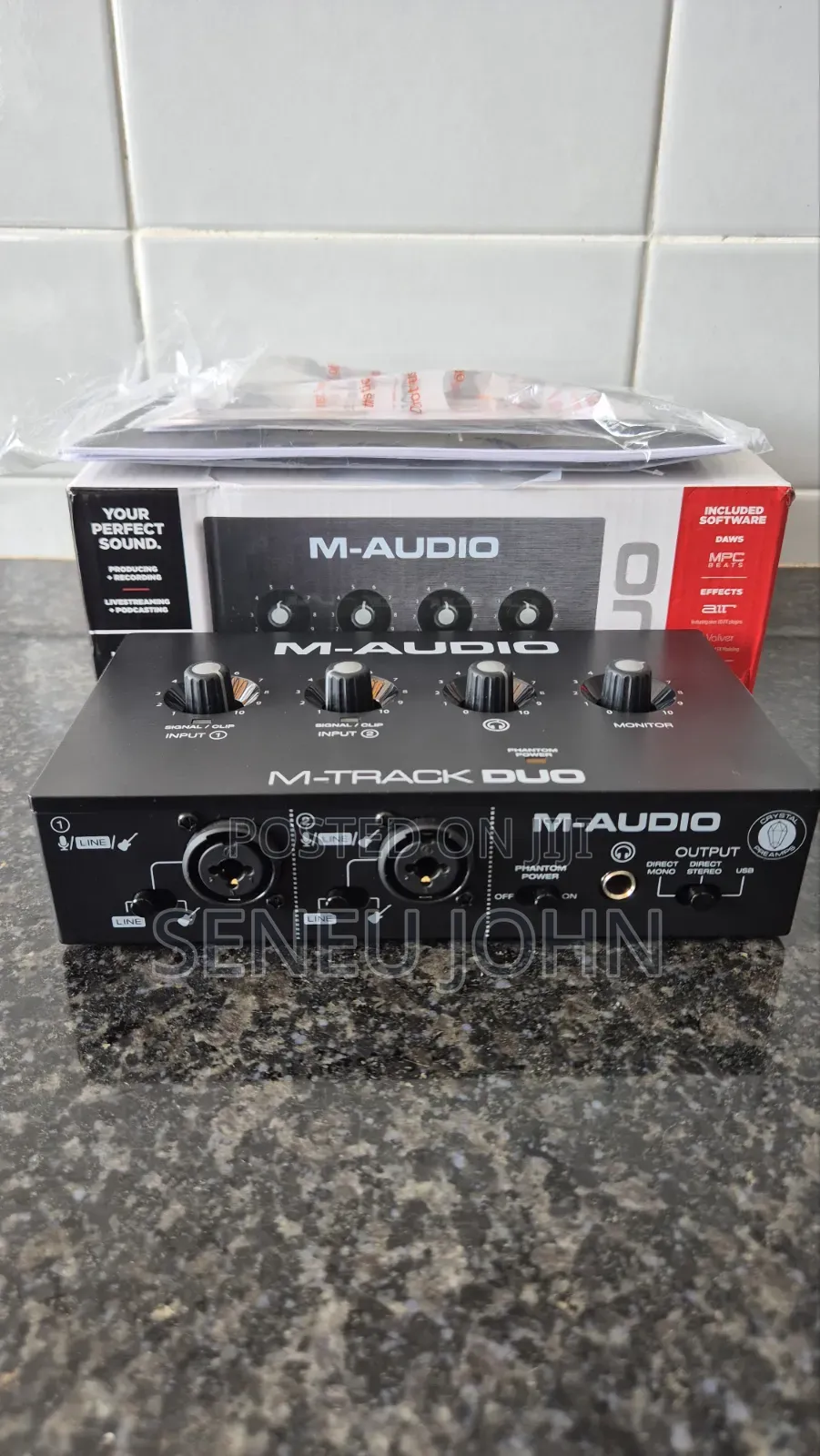 M-Audio Mtrack Duo (2 Channel in 2 Out) Audio Interface