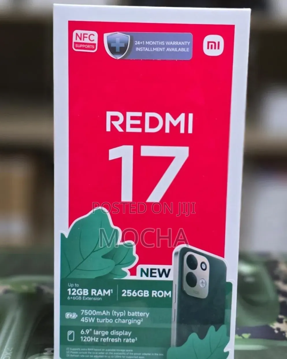 New Xiaomi Redmi 17 256 GB Black