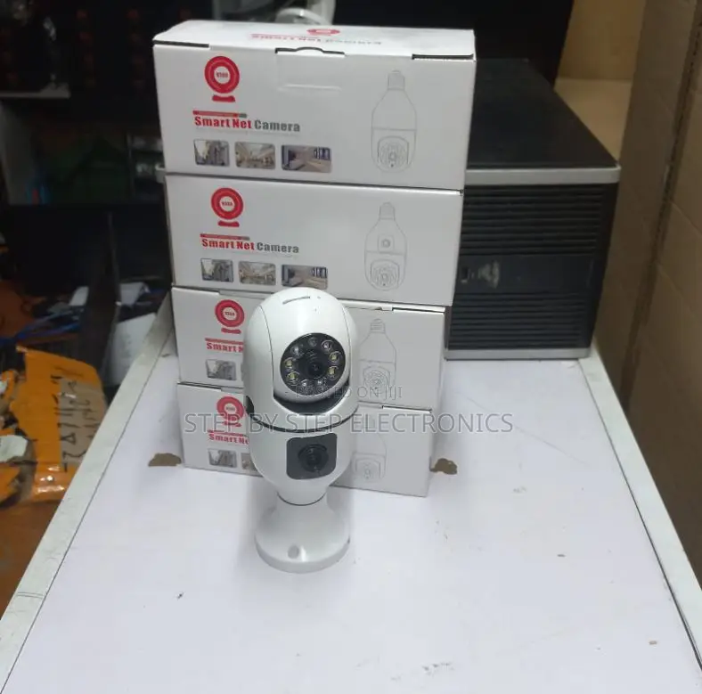 Versatile High Definition Dual Lens PTZ WiFi Bulb Security Camera