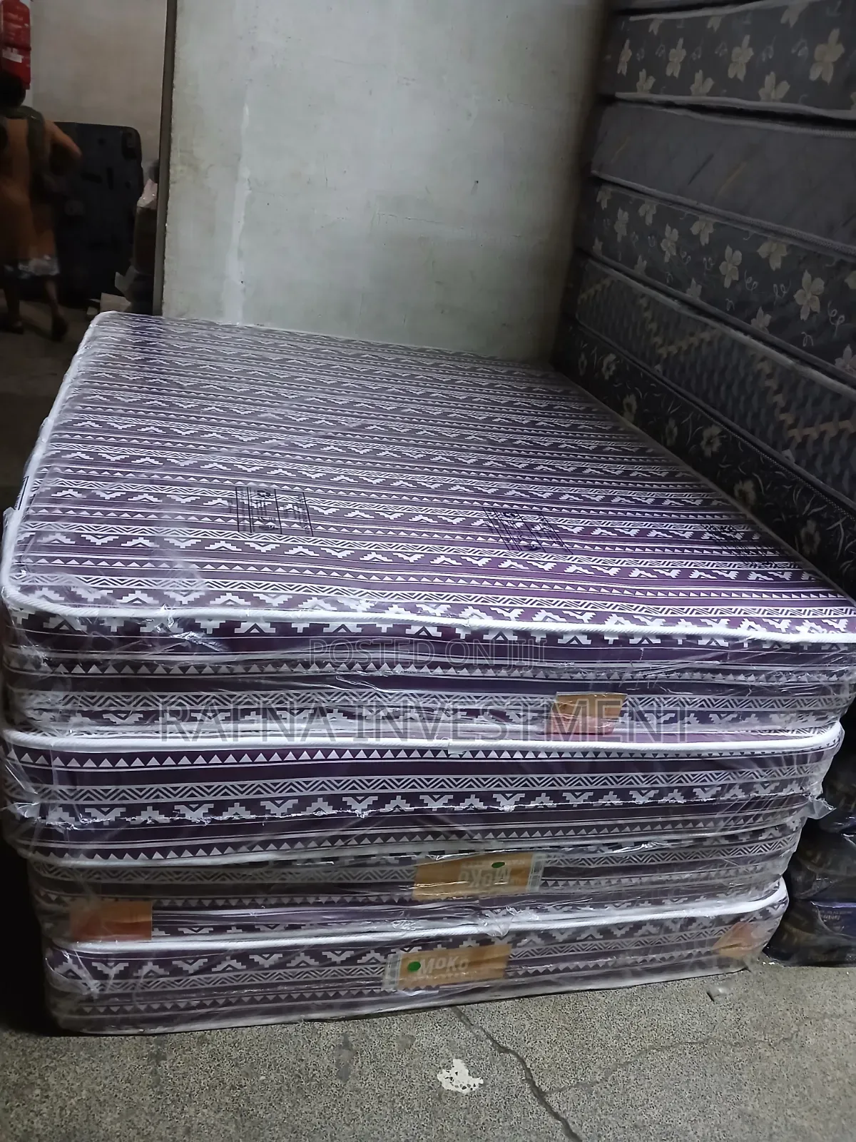 3×6×8" Moko Mattresses +2free Fiber Pillows